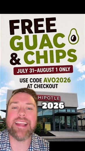 Chipotle is handing out Guac & Chips at Chipotle This Weekend! 🥑🎉 #chipotle #foodie
