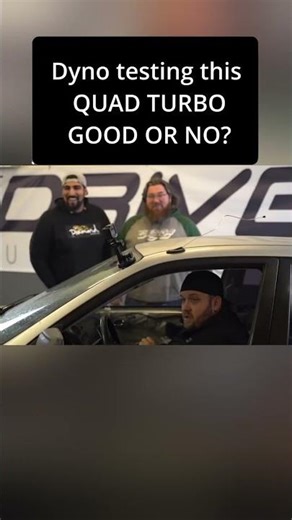 Dyno pulls with a quad turbo engine making huge boost