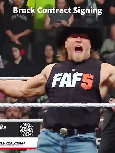 brock lesnar contract signing