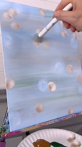 131K views · 2.5K reactions | EASY bokeh blurred background technique  #paintingtips #tipsandtricks #beginner #easypainting #tutorials | Emily Seilhamer Art | Facebook