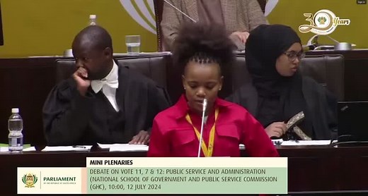 EFF Member of Parliament Debate on Public Services in Parliament