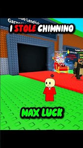 I STOLE Chimnino 🤣 Lucky Block MAX LUCK!! #stealabrainrot #roblox #bloxxen1#usa #shorts