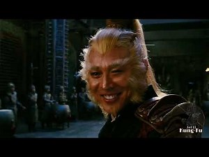 Monkey King (Jet Li) Vs Collin Chou (Jade Warlord) In Movie The Forbidden Kingdom 2008_ Fight