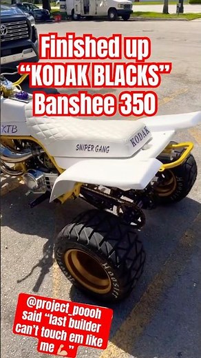 Just Finished #KodakBlack UNREAL Banshee 350 Build | Full Engine Overhaul | #Snipergang #banshee