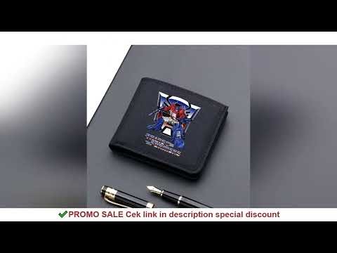 Hasbro Transformers Canvas Men Wallet Black/blue/gray Card Holder Wallet Male Money Bag bank Holder