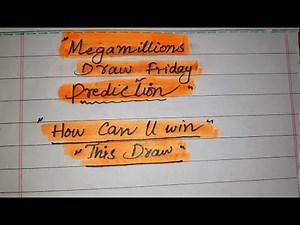 Mega Millions Jackpot Formula With Proof|Mega Millions live draw 4/16 Friday
