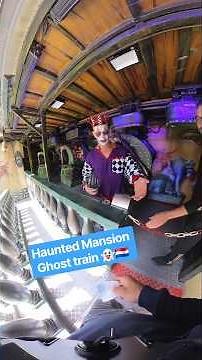 Haunted Mansion Ghost train Onride 👻🎢🇳🇱 #ghost #kirmes #funfair #ferias #foire #carnival #shorts