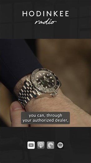 Rolex GMT-Master II With Grey And Black Ceramic Bezel | Hodinkee Radio At Watches & Wonders 2024