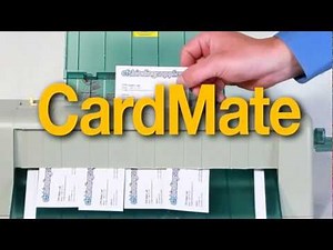 How to use the CardMate Business Card Slitter