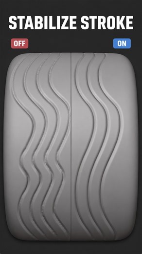 Create Smoother Sculpting Lines with Stabilize Stroke in Blender