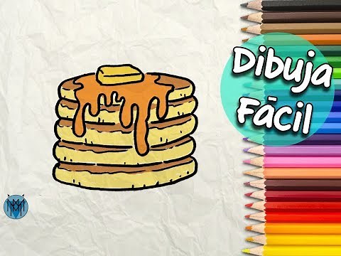 How to Draw Pancakes Easy