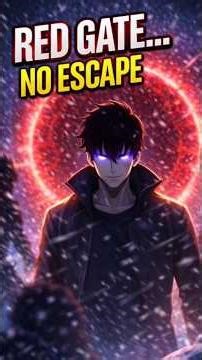 He Got Trapped in a RED GATE… Survive or Die! #sololeveling #anime #manhwa #animeedit #shorts #fyp