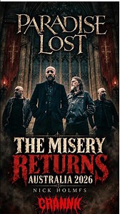 The Misery Returns: Paradise Lost Australia 2026