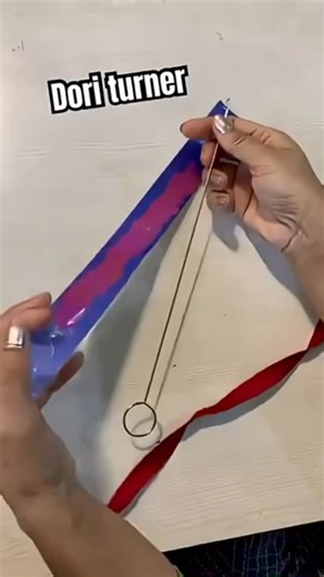 Poonam on Instagram: "How to use dori turner🪡🤔#trending #reels #sewingtools"