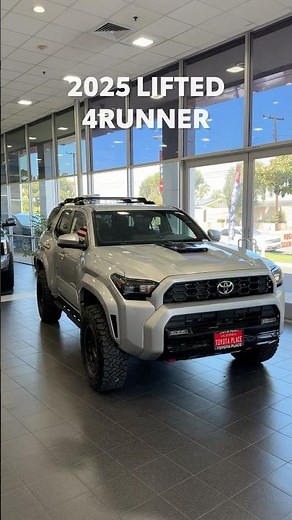 Performance Lift and Custom Wheels Upgrade on a New 2025 Toyota 4Runner TRD Sport Premium For Sale