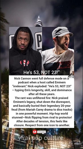 Nick Cannon DEFENDS Eminem? 😱 "He’s 53, NOT 23!"