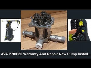 AVA P70/P80 Warranty And Repair New Pump Install...