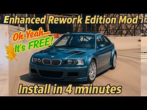 How to Install NFS Most Wanted 2005 Enhanced Rework Mod (FREE) | Boost Graphics, Cars & More! - NEW