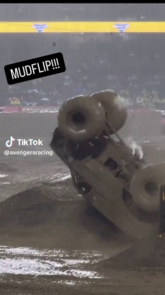 Muddy Backflip! MUDFLIP!! #monsterjam | Monster Truck Jam
