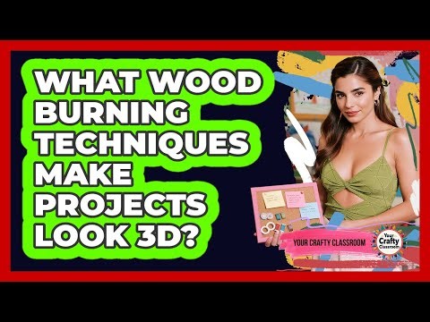 What Wood Burning Techniques Make Projects Look 3D? - Your Crafty Classroom