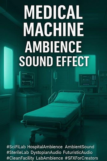 Medical Machine Ambience Sound Effect | Sci-Fi Lab, Hospital Room, or Clean Facility Tone
