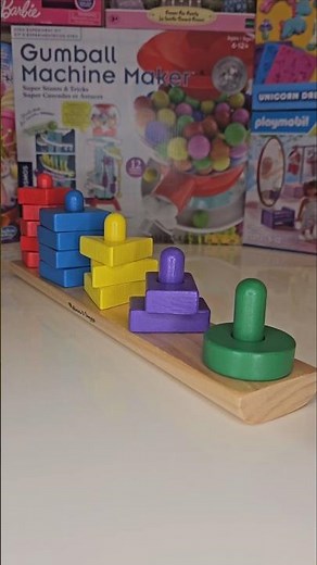 Melissa & Doug Stack and Sort Board (Wooden Educational Toy)