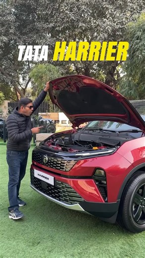 Times Drive on Instagram: "Finally, petrol powered Tata Harrier here with the 1.5L TGDi engine! New 14.5-inch touchscreen, front camera with washers, dashcam-enabled IRVM, seat memory with ORVM sync, sliding armrest, premium JBL sound, and that new red shade! Is this the petrol SUV you’ve been waiting for? #TataHarrier #HarrierPetrol #NewHarrier #TataMotors #PetrolPower"