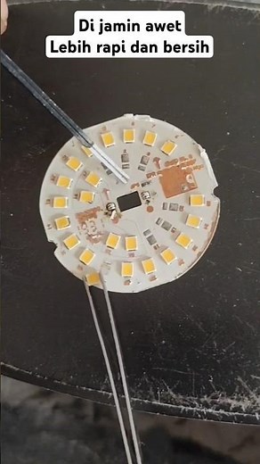 how to replace the led chip in an led bulb #tutorial #idea #electrical