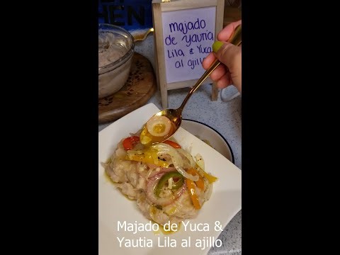 How to make The Best Yuca and Yautia Mash with Garlic Sauce Step by Step