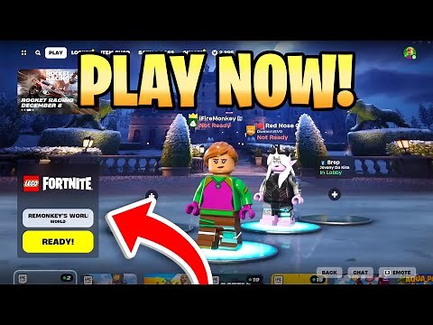 How To Play LEGO Mode In Fortnite! (Lego Map Code)