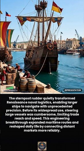 How the Sternpost Rudder Revolutionized Renaissance Naval Trade