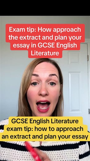 Exam Tips for GCSE English Literature Extracts