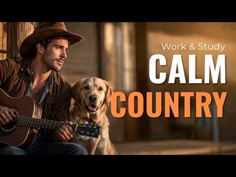 Calm Country Music 🤠 Relaxing Acoustic Country for Work, Study, Coffee & Peaceful Moments