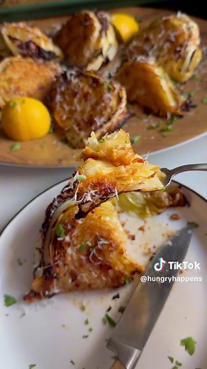 Delicious Roasted Garlic Parmesan Cabbage Wedges Recipe
