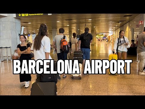 Barcelona El-Prat (BCN) International Airport,Terminal 2 - 🇪🇸 Spain [4K HDR] Walking Tour