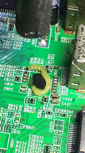 LED TV No Channel Searching | IC Replace | TV Repair Shorts #repair #shortsfeed #shortvideo #shorts