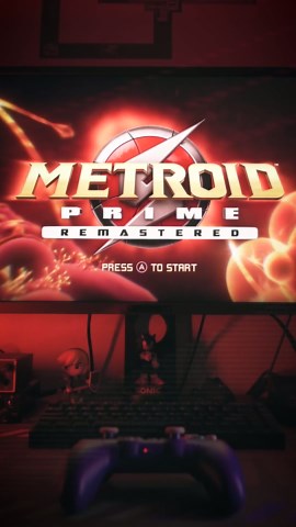 Retro Fighters BattlerGC Wireless Controller - Gamecube, Game Boy Player, Switch & PC Compatible (Blue/Purple)