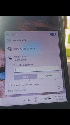 Laptop Mein Wi-Fi Connect Kaise kare || Pc mein WiFi connect karna tarika #tech #viral