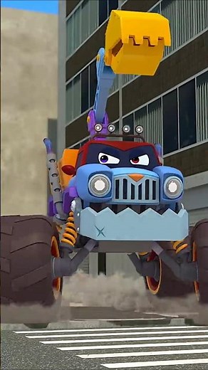 🚛 A Monster Truck! Where Is It Going?! #shorts