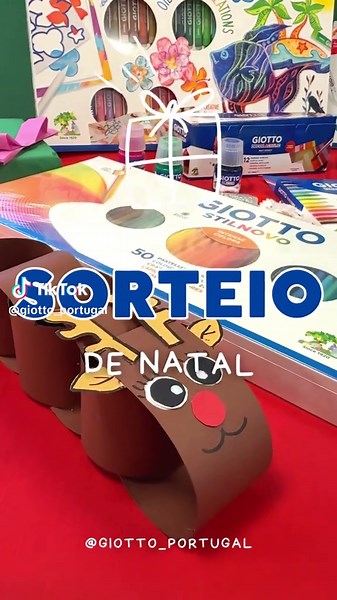 🎄✨ SORTEIO NATALÍCIO da GIOTTO! ✨🎄 Queremos que este Natal seja mágico para os miúdos! Por isso, trazemos um sorteio incrível, cheio de criatividade, cor e fantasia com produtos GIOTTO. 🎨🧡 Queres participar? É super fácil! 👇 1️⃣ SEGUE a nossa conta de Tiktok @giotto_portugal 2️⃣ DÁ GOSTO nesta publicação ❤️ 3️⃣ COMENTA etiquetando nesta publicação dois amigos como comentário. 👯‍♀️👯 ✨ Podes participar as vezes que quiseres, sempre e desde que, etiquetes amigos(as) diferentes e reais. 🎁 PR