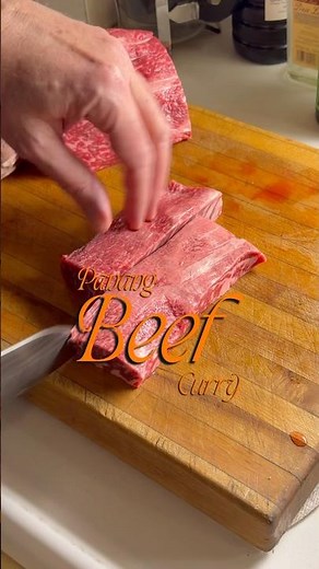 Panang Beef Curry with Coconut Milk