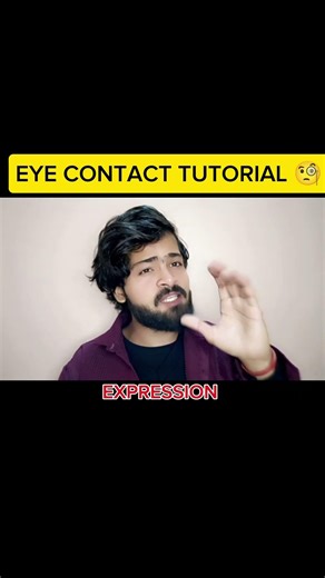 Eye Contact Kaise Kare 😳😳 | Eye Contact Tutorial #eyecontact #shorts