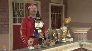 556K views · 1.9K reactions | "You can't talk about wrestling in the DRC or Africa without mentioning me." Mwimba Texas is the DRC's albino wrestling star. When he's not winning matches, he's helping the local albino community. | Al Jazeera English | Facebook