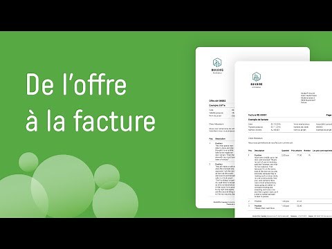 De l'offre à la facture | bexio Support