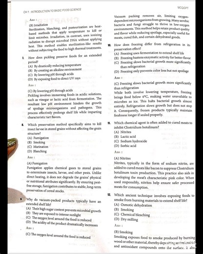 food science MCQs #education #fso2026 #upsc #competition #mcq #neet #tending #tendingshorts