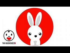 Baby Sensory - Black White Red Animation - Happy Meadow - Infant Visual Stimulation