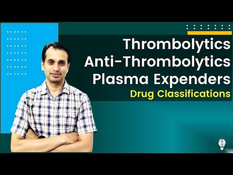 Thrombolytics or Fibrinolytics Pharmacology | Anti-thrombolytics | Plasma volume Expanders