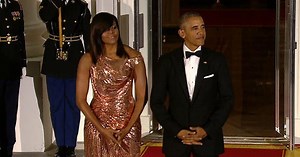 President Obama honors Italian PM at last state dinner