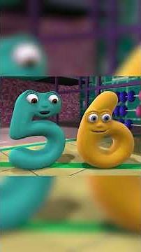 How Many Patterns Can 6's Buddy Blocks Make? 🧱🎨6️⃣ #Numberjacks #Shorts #kidsvideos #learnmaths