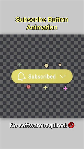 Subscribe Button Animation Tutorial